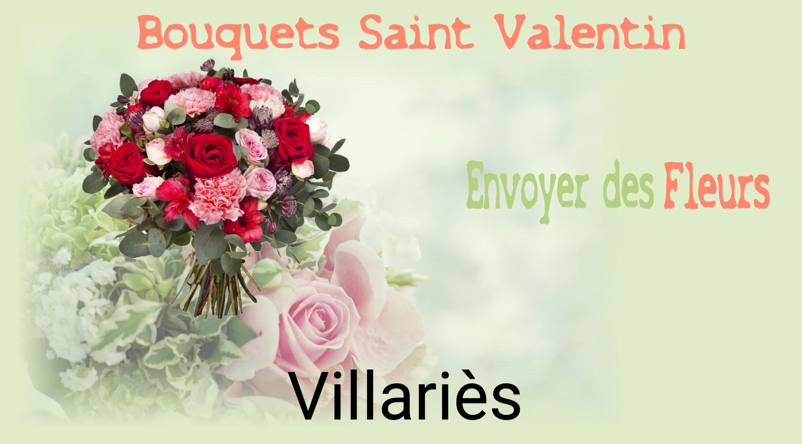 Roses de Saint-Valentin livrées à Villariès